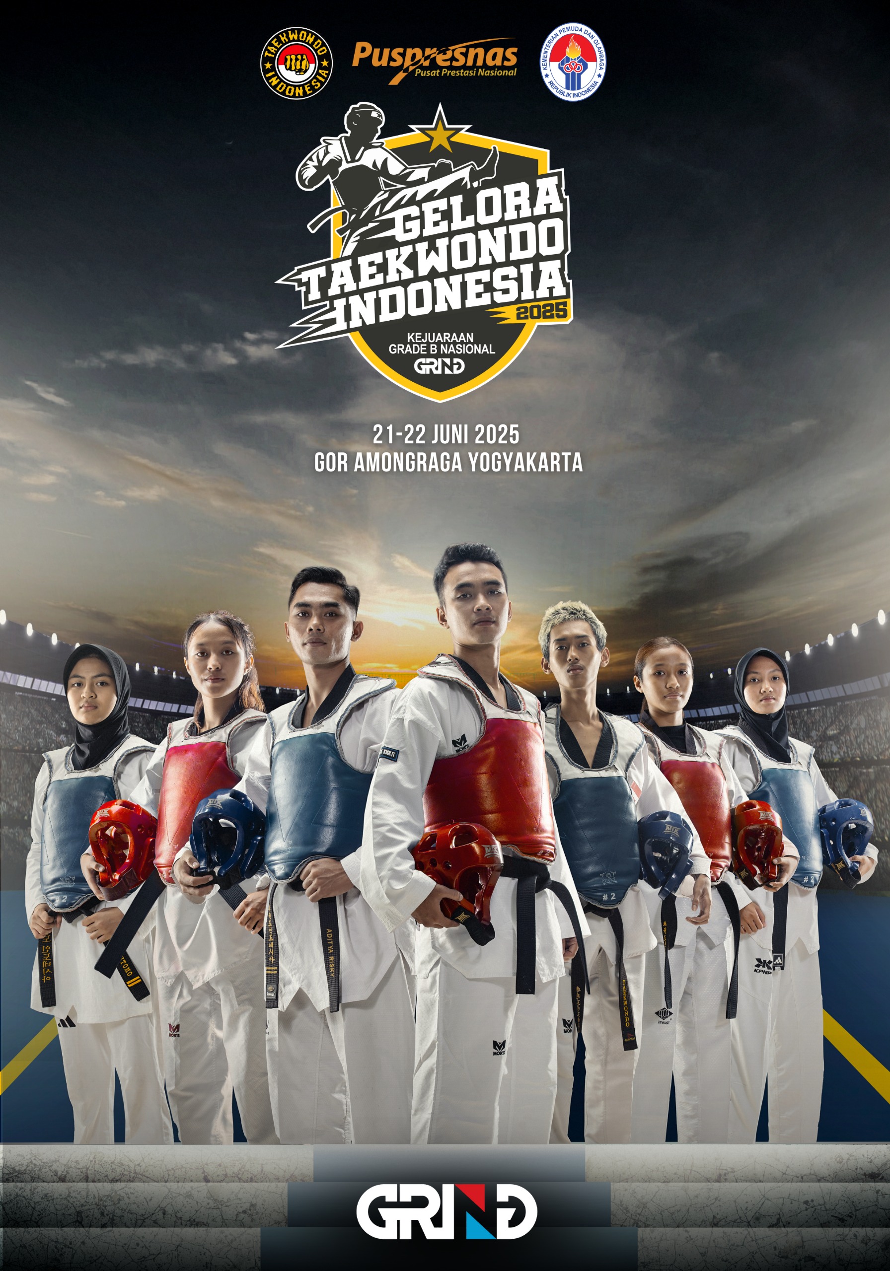 Panggung Juara Taekwondo Indonesia Taekwondo Indonesia Dojang heehogundaetc