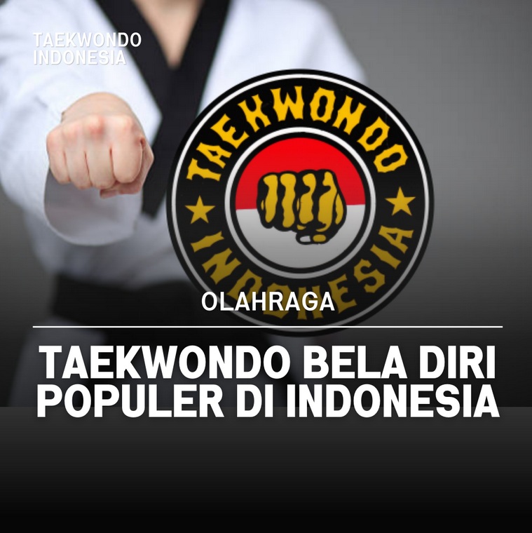 Taekwondo bela diri populer di Indonesia Taekwondo Indonesia Dojang heehogundaetc